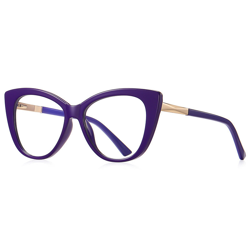 Purple Cat-Eye Glasses