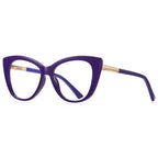 Purple Cat-Eye Glasses