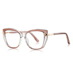 T-Bar Butterfly Blue Light Blocking Glasses in Dusty Rose Mauve