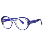 Retro Oval Blue Light Blocking Glasses