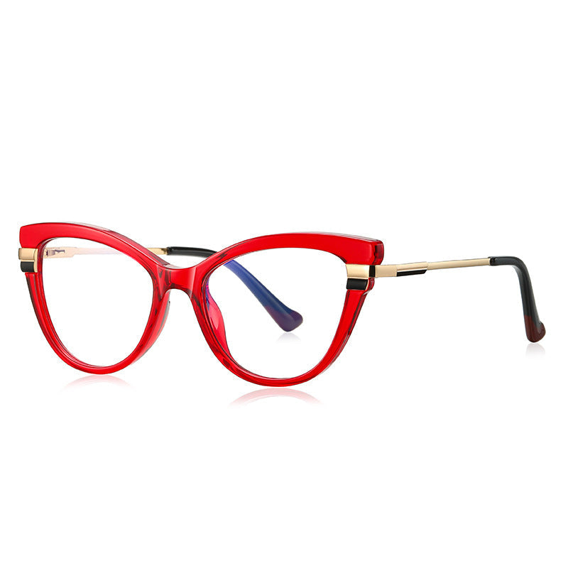 Deep Purple Cat-Eye Glasses