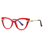 Deep Purple Cat-Eye Glasses