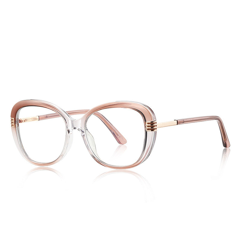 Triple Bar Butterfly Blue Light Blocking Glasses in Dusty Rose Mauve