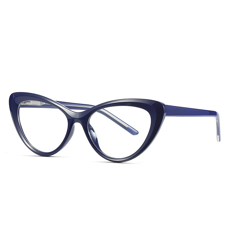 Blue Cat Eye Glasses