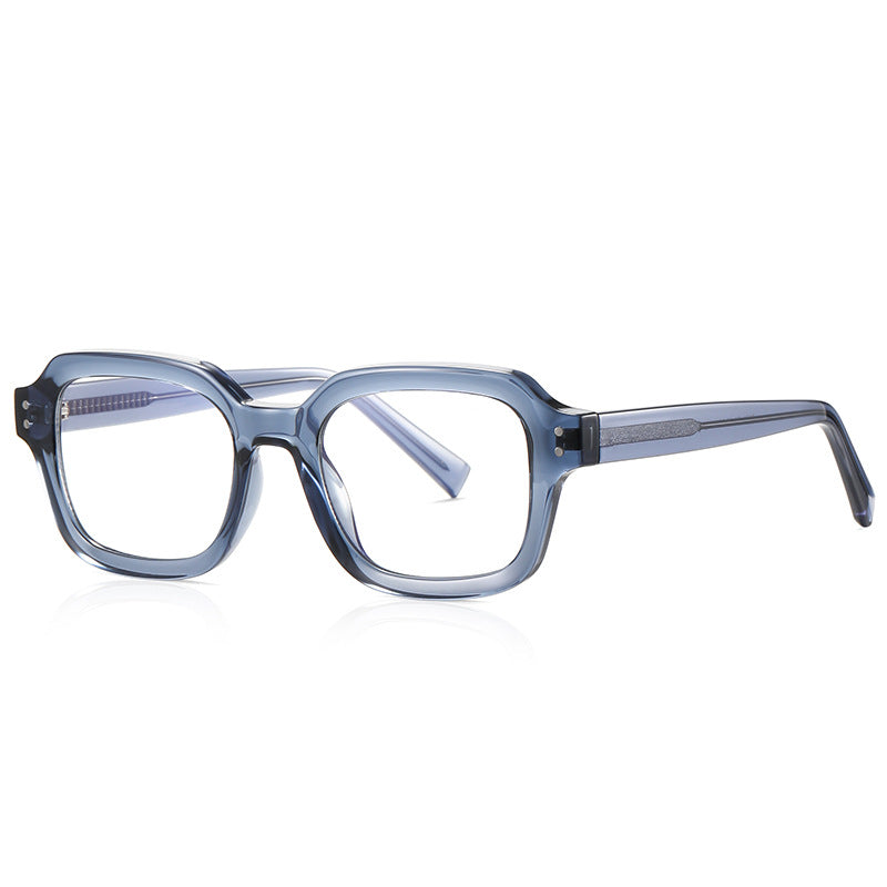 Olive Translucent Square Glasses