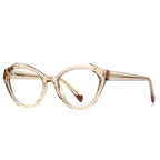 Geometric Cat Eye Blue Light Blocking Glasses