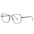 Colorblock Brow Butterfly Blue Light Blocking Glasses in Matte Black & White/Pink