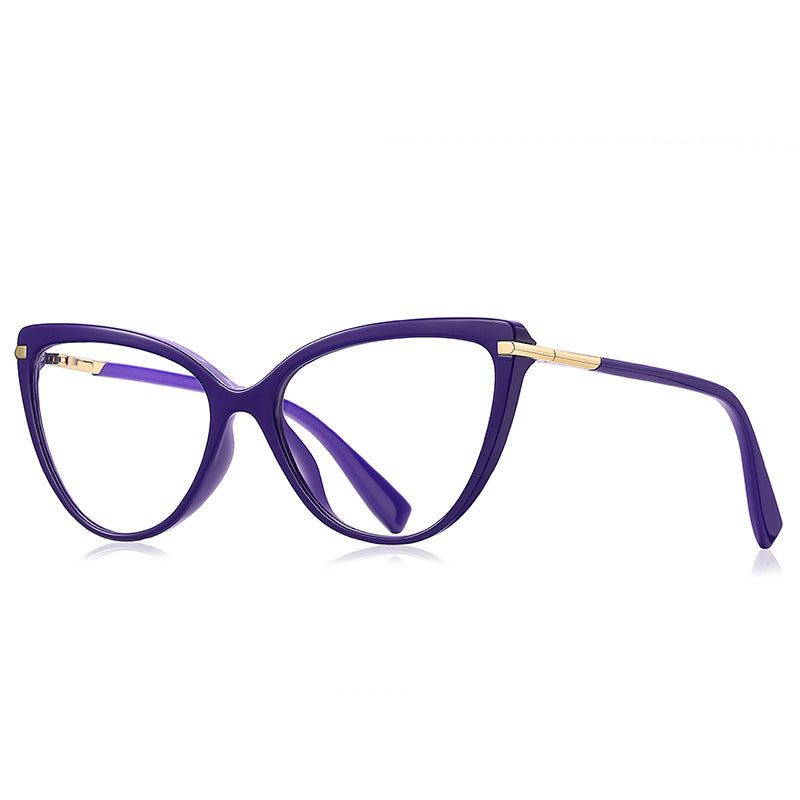 Red Modern Cat Eye Glasses