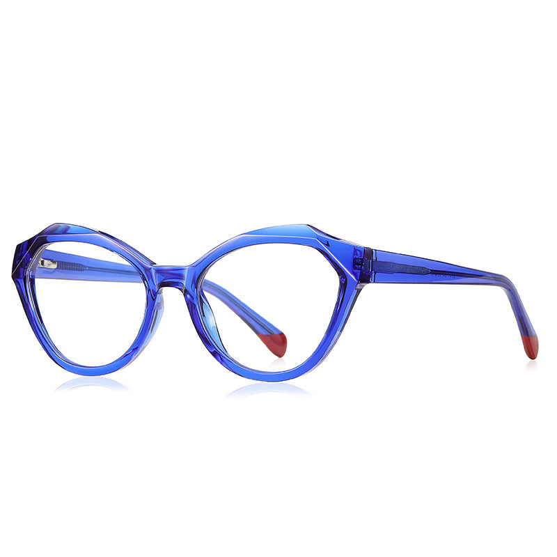 Geometric Cat Eye Blue Light Blocking Glasses