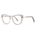 T-Bar Butterfly Blue Light Blocking Glasses in Smoke Grey