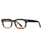 Classic Rectangle Blue Light Blocking Glasses in Slate Blue