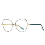 Oversized Metal Butterfly Blue Light Blocking Glasses