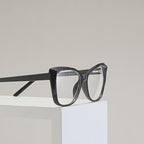 Blue Light Blocking Cat Eye Glasses with Spring Hinge