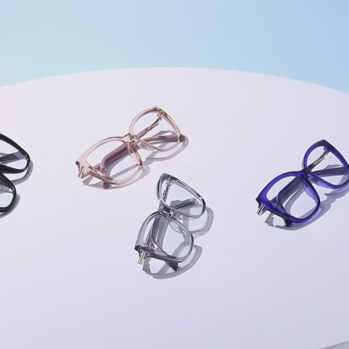 Dual-Wire Butterfly Blue Light Blocking Glasses