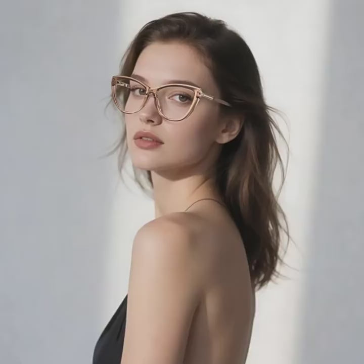 T-Bar Cat Eye Blue Light Blocking Glasses