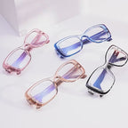 Grooved Temple Butterfly Blue Light Blocking Glasses