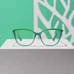 Browline Cat Eye Blue Light Blocking Glasses