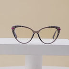 Lace Brow Cat Eye Blue Light Blocking Glasses
