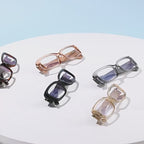 Fan Temple Rectangle Blue Light Blocking Glasses