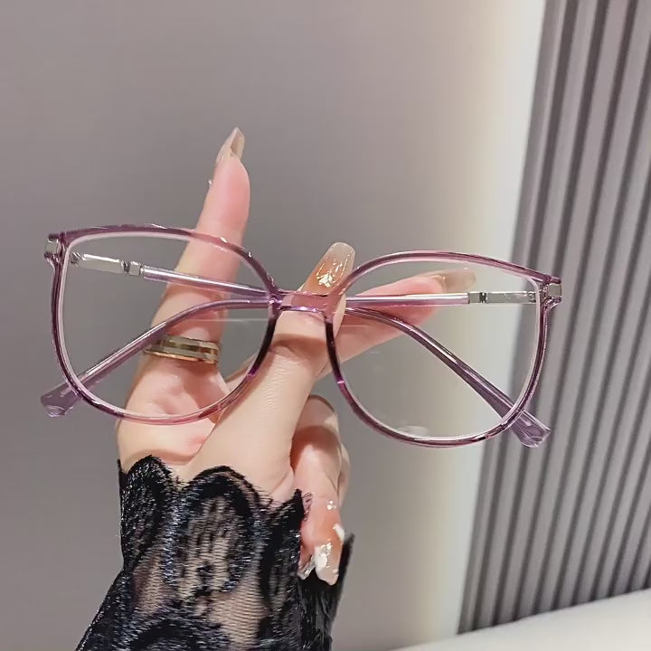 Oversized Rounded Square Blue Light Blocking Glasses