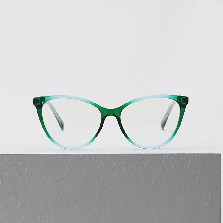 Cable Link Cat Eye Blue Light Blocking Glasses