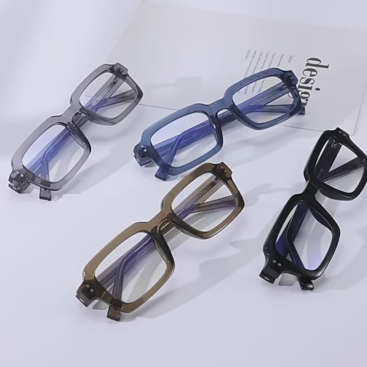Bold Square Blue Light Blocking Glasses