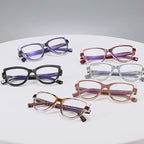 Crystal Halo Cat Eye Blue Light Blocking Glasses