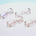 Corner Accent Cat Eye Blue Light Blocking Glasses