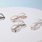 Metal Bridge Cat Eye Blue Light Blocking Glasses