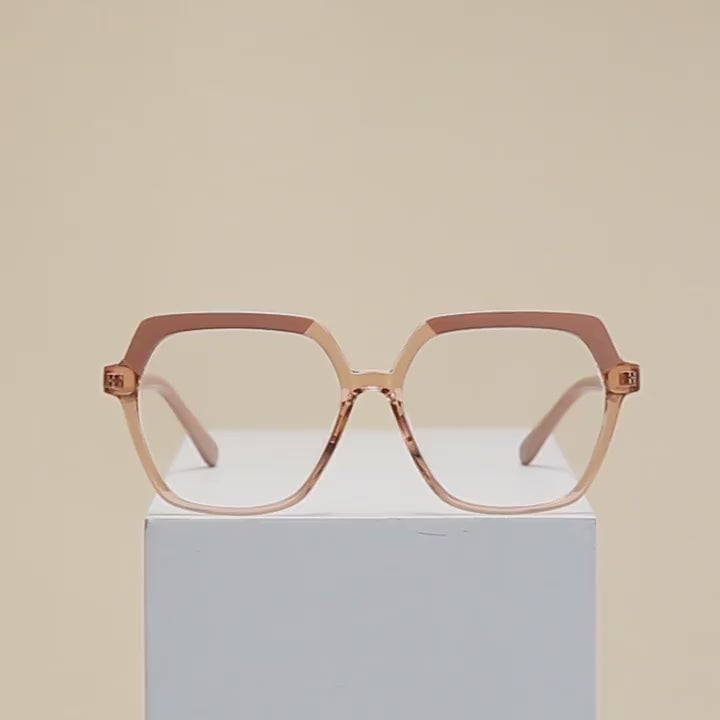 Geometric Hexagon Blue Light Blocking Glasses