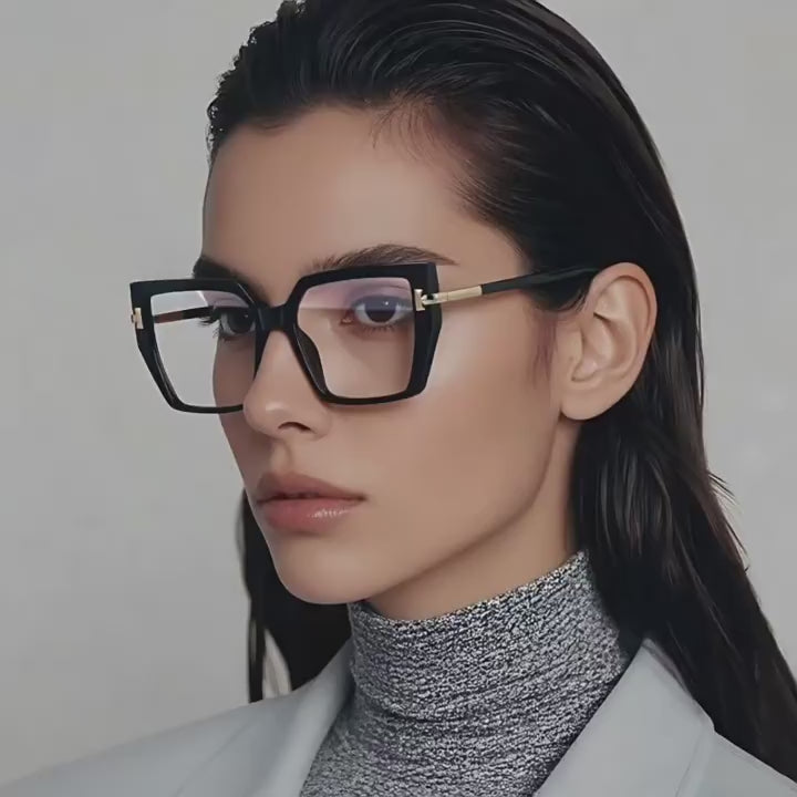 Butterfly Square Blue Light Blocking Glasses