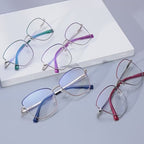 Enamel Wire Butterfly Blue Light Blocking Glasses