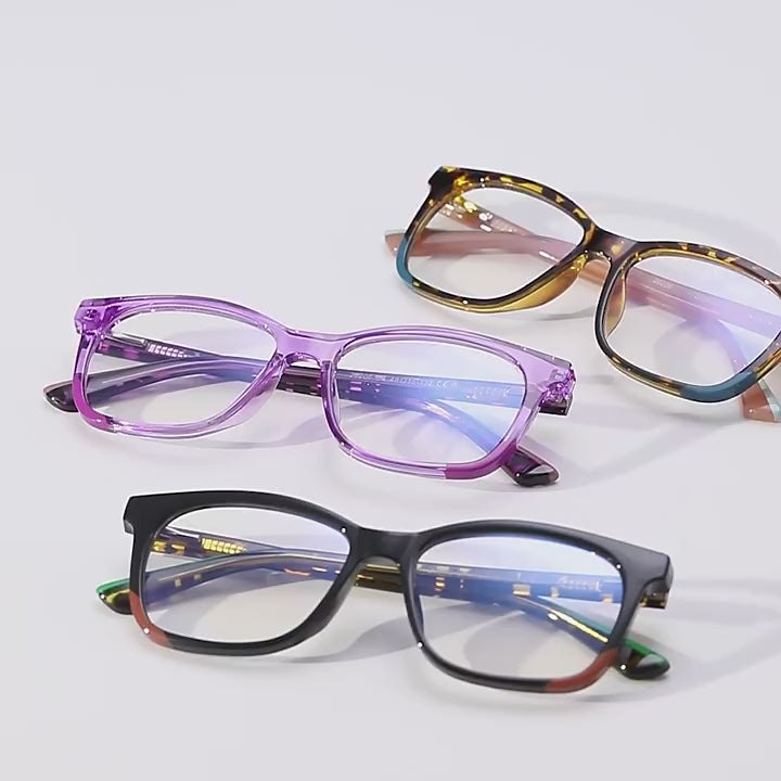 Dipped Corner Square Blue Light Blocking Glasses