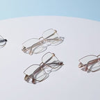 Geometric Metal Cat Eye Blue Light Blocking Glasses
