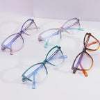 Pyramid Stud Cat Eye Blue Light Blocking Glasses