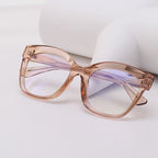 Oversized Cat-Eye Blue Light Glasses