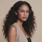Dual Rivet Metal Geometric Blue Light Blocking Glasses