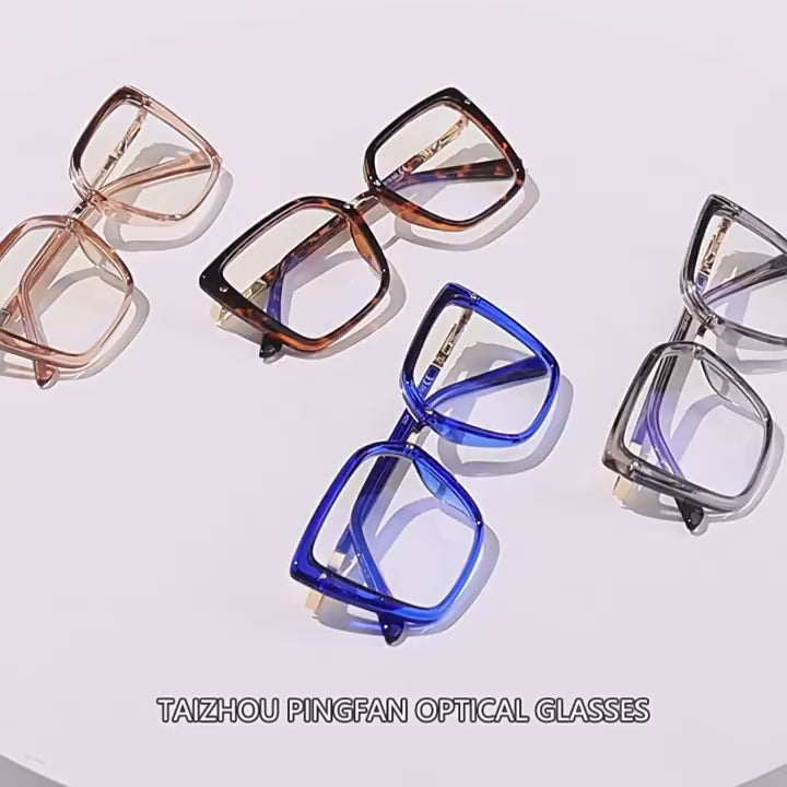 Modern Square Blue Light Blocking Glasses