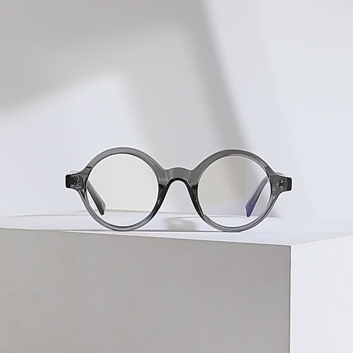 Triple Dot Round Blue Light Blocking Glasses