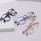 Retro Round Blue Light Glasses