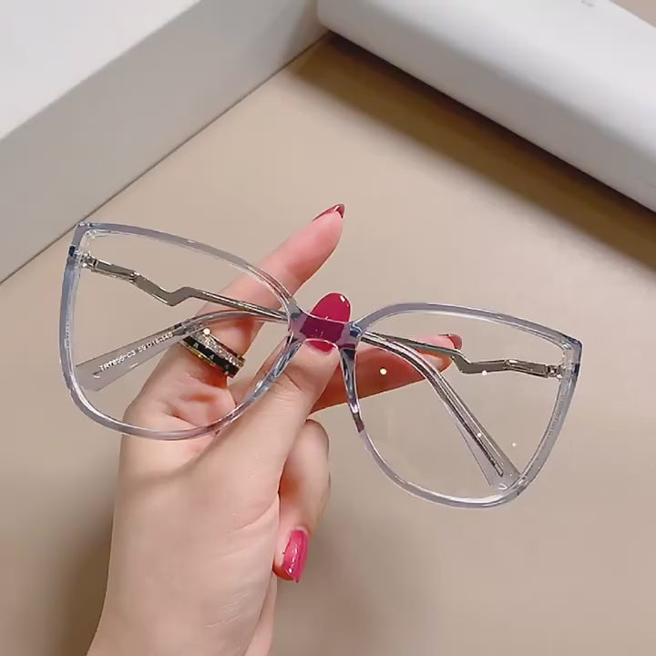 Lightning Cat Eye Blue Light Blocking Glasses