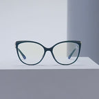 Cat-Eye Blue Light Blocking Glasses with Spring Hinge