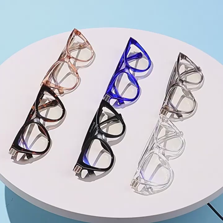 Pavé Bar Cat Eye Blue Light Blocking Glasses