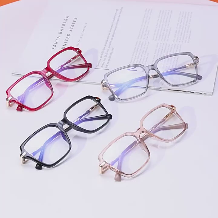 Oversized Square Blue Light Blocking Glasses